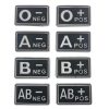 Blood patch A NEG - TYPE B - black/white