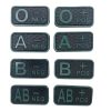 Blood patch A NEG - TYPE C - black/green