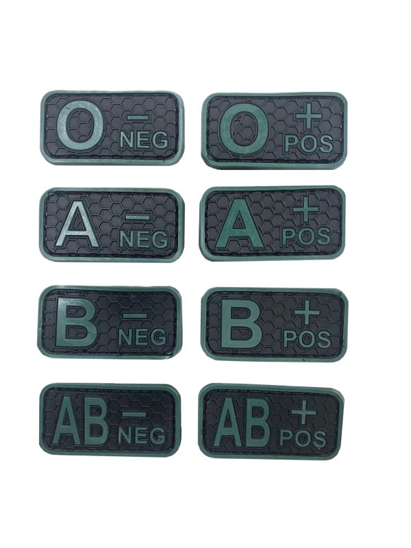Blood patch A POS - TYPE C - black/green