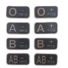 Blood patch B POS - TYPE C - black/brown