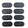 Blood patch 0 NEG - TYPE D - black/grey