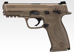 TM GBB gas pistol Model MP9 V Custom - Tan (no markings)