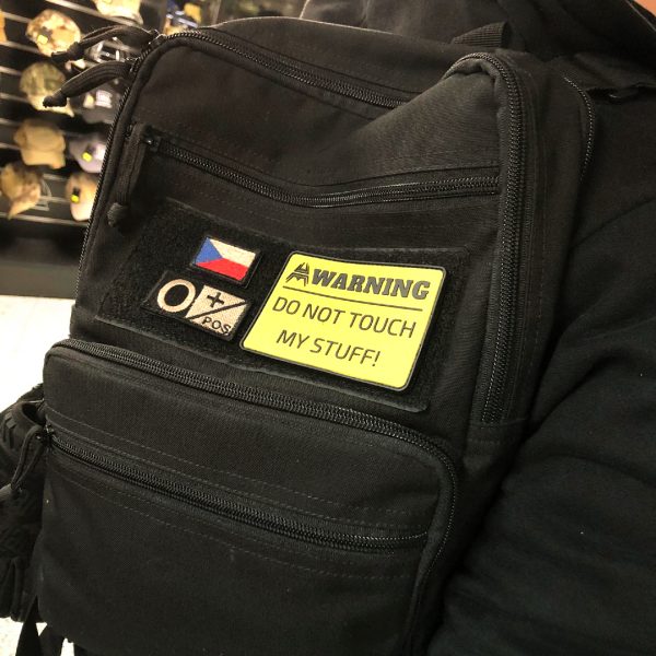 ANAREUS VELCRO Warning patch DO NOT TOUCH - Yellow VELCRO Warning patch DO NOT TOUCH - Yellow