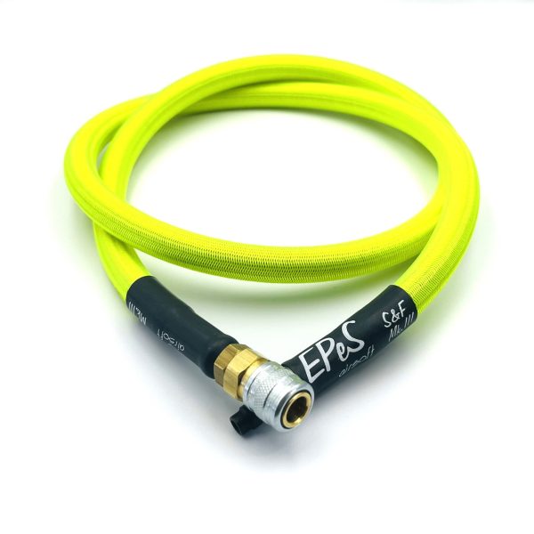 EPeS HPA S&F Braided Hose, 100cm, QD Foster - Neon Green EPeS HPA S&F Braided Hose, 100cm, QD Foster - Neon Green