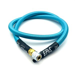 EPeS HPA S&F Braided Hose, 100cm, QD Foster - Ocean Blue EPeS HPA S&F Braided Hose, 100cm, QD Foster - Ocean Blue
