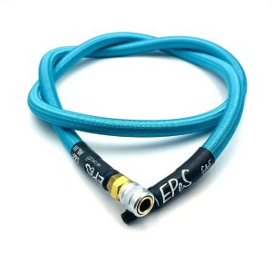 EPeS HPA S&F Braided Hose, 115cm, QD Foster - Ocean blue EPeS HPA S&F Braided Hose, 115cm, QD Foster - Ocean blue