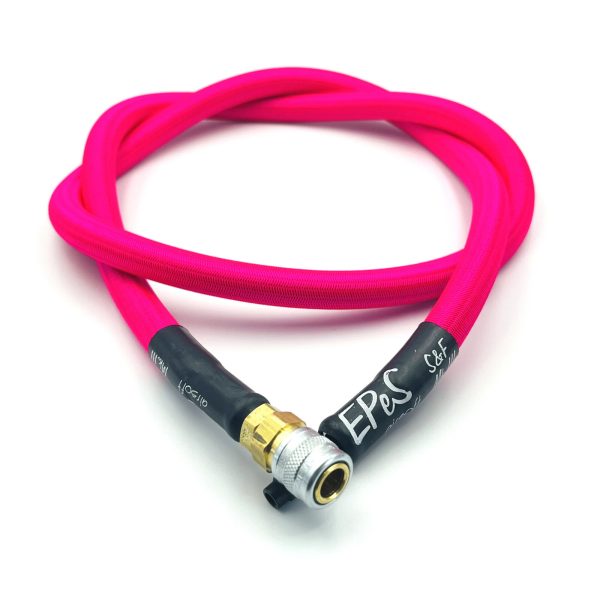 EPeS HPA S&F Braided Hose, 115cm, QD Foster - Neon Pink EPeS HPA S&F Braided Hose, 115cm, QD Foster - Neon Pink