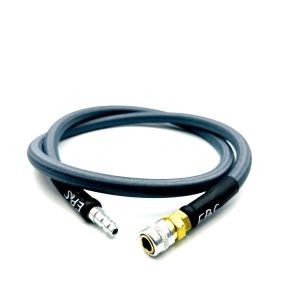 EPeS HPA S&F Braided Hose, 115cm, QD Foster - Steel Gray EPeS HPA S&F Braided Hose, 115cm, QD Foster - Steel Gray