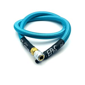 EPeS HPA S&F Braided Hose, 80cm, QD Foster - Ocean Blue EPeS HPA S&F Braided Hose, 80cm, QD Foster - Ocean Blue
