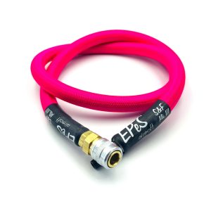 EPeS HPA S&F Braided Hose, 80cm, QD Foster - Neon Pink EPeS HPA S&F Braided Hose, 80cm, QD Foster - Neon Pink