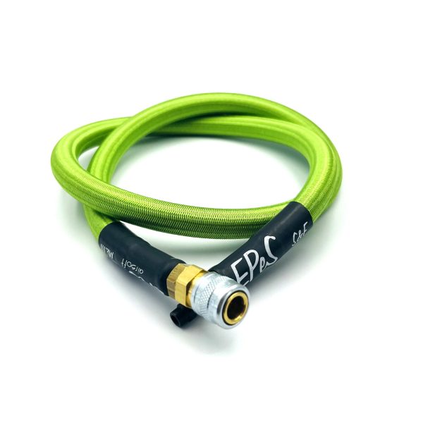 EPeS HPA S&F Braided Hose, 80cm, QD Foster - Fresh Green