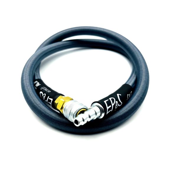 EPeS HPA S&F Braided Hose, 80cm, QD Foster - Steel Gray EPeS HPA S&F Braided Hose, 80cm, QD Foster - Steel Gray