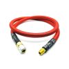 EPeS HPA S&F Braided Hose, 100 cm, QD Foster + 1/8 NPT - Neon pink EPeS HPA S&F Braided Hose, 100 cm, QD Foster + 1/8 NPT - Neon pink