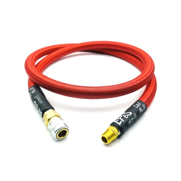 EPeS HPA S&F Braided Hose, 100 cm, QD Foster + 1/8 NPT - Ocean blue EPeS HPA S&F Braided Hose, 100 cm, QD Foster + 1/8 NPT - Ocean blue