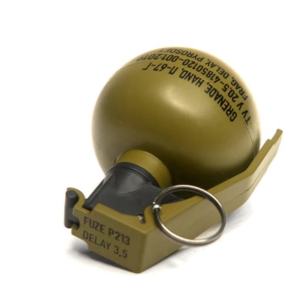 PYROSOFT P-67G NATO Airsoft Hand Grenade (Peas) - Khaki