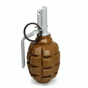 PYROSOFT Pyro-F1G Airsoft Hand Grenade (Peas) - Brown