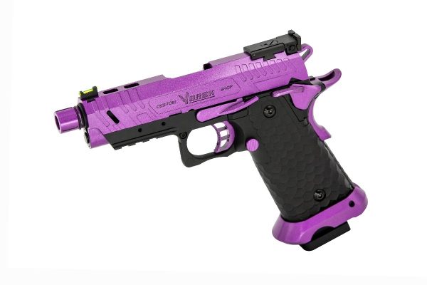 VORSK Hi-Capa 3.8 Compact CS Vengeance GBB - Purple/Black VORSK Hi-Capa 3.8 Compact CS Vengeance GBB - Purple/Black