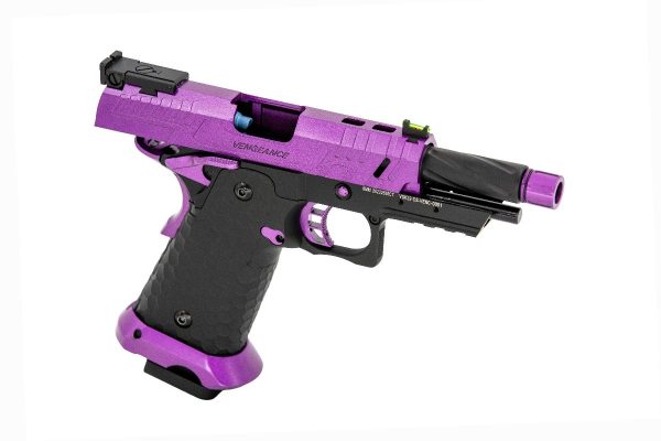 VORSK Hi-Capa 3.8 Compact CS Vengeance GBB - Purple/Black VORSK Hi-Capa 3.8 Compact CS Vengeance GBB - Purple/Black
