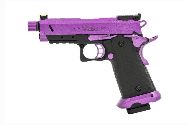VORSK Hi-Capa 3.8 Compact CS Vengeance GBB - Purple/Black VORSK Hi-Capa 3.8 Compact CS Vengeance GBB - Purple/Black