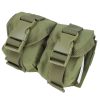 Condor Double Hand Grenades Molle Pouch - Green Condor Double Hand Grenades Molle Pouch - Green