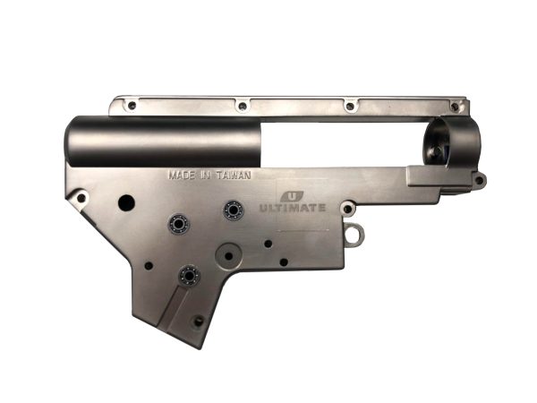 ASG ULTIMATE Reinforced V2 Gearbox Shell, 8mm Ball Bearings - Silver ASG ULTIMATE Reinforced V2 Gearbox Shell, 8mm Ball Bearings - Silver
