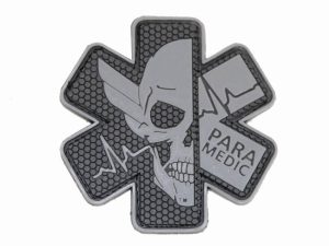 3D PVC PARAMEDIC Patch - Grey 3D PVC PARAMEDIC Patch - Grey