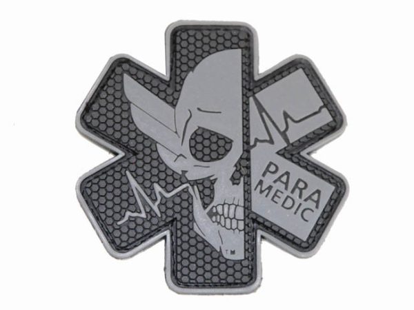 3D PVC PARAMEDIC Patch - Grey 3D PVC PARAMEDIC Patch - Grey