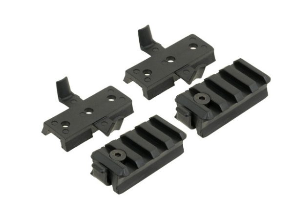 FMA RIS Rail and WING-LOC Adapter for OPS FAST / MICH Helmet - Black