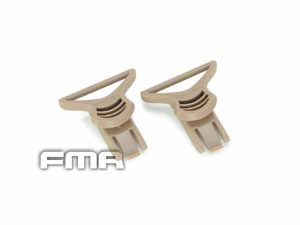 FMA ARC Goggle Swivel Clips for Helmet - Tan