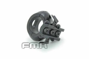 FMA 25mm Flashlight Single Clamp ARC Mount - Black