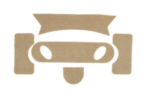 FMA Adhesive VELCRO Panels on Helmet, type PJ - Tan