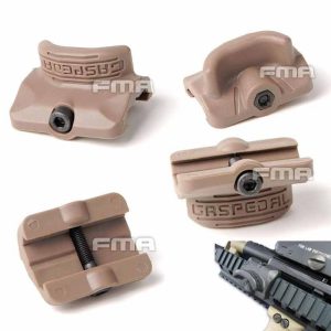 FMA GAS PEDAL Hand / Thumb Stop Grip on RIS - Tan