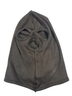 Balaclava 3 holes COTTON OLIVE Balaclava 3 holes COTTON OLIVE