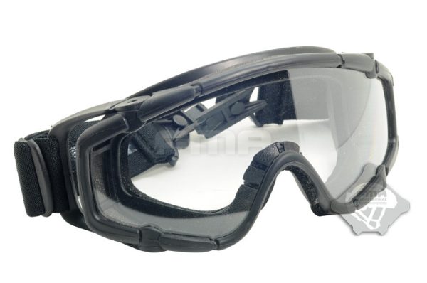 FMA SI Tactical Ballistic Goggle (2 Visors), Helmet Mount - Black