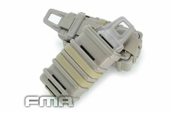 FMA Plastic MOLLE FastMag Pouch for MP7 Magazines, 2 pcs - Tan