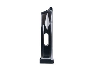 ASG Extended CO2 Magazine for STI Combat Master / Pit Viper, 30 BBs - Silver ASG Extended CO2 Magazine for STI Combat Master / Pit Viper, 30 BBs - Silver
