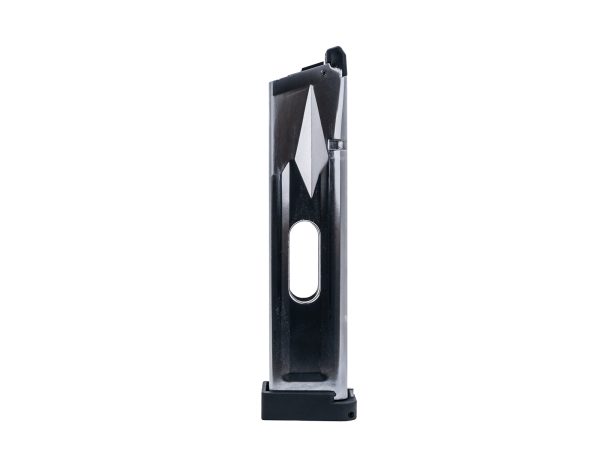 ASG Extended CO2 Magazine for STI Combat Master / Pit Viper, 30 BBs - Silver ASG Extended CO2 Magazine for STI Combat Master / Pit Viper, 30 BBs - Silver