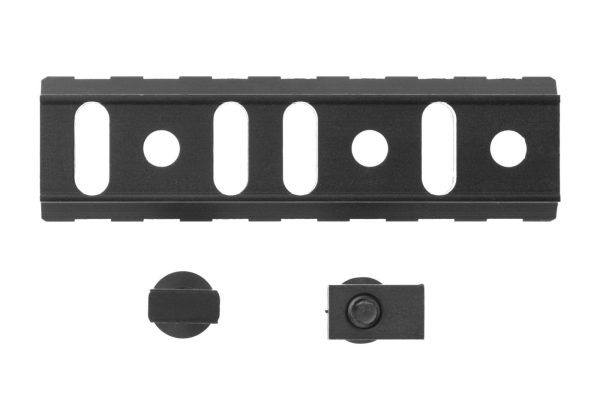 5KU B-2U Rail Section Black