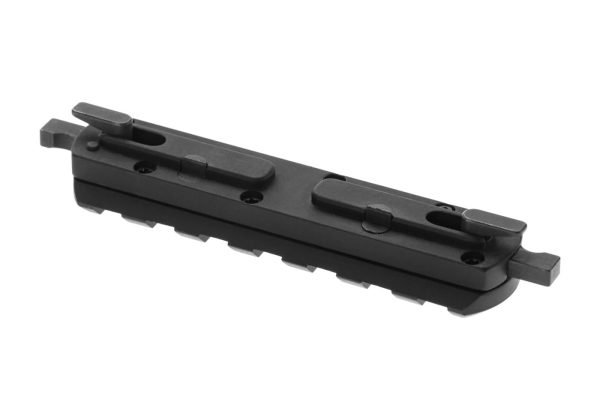 5KU QD MLOK 7 Slot Rail Section Black
