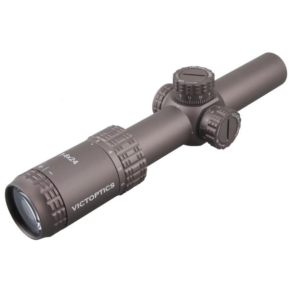 VictOptics S6 1-6x24 SFP LPVO Riflescope - Brown VictOptics S6 1-6x24 SFP LPVO Riflescope - Brown