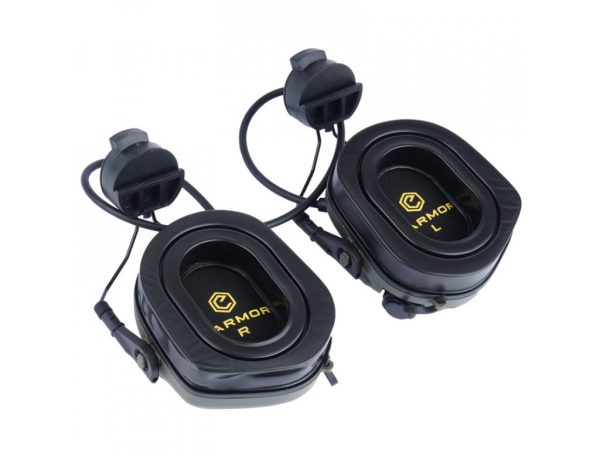 EARMOR M31H PLUS Electronic Hearing Protector, Helmet Mount - Black EARMOR M31H PLUS Electronic Hearing Protector, Helmet Mount - Black