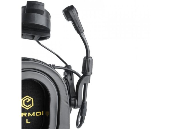 EARMOR M32H PLUS Electronic Tactical Headset, Helmet Mount - Black EARMOR M32H PLUS Electronic Tactical Headset, Helmet Mount - Black