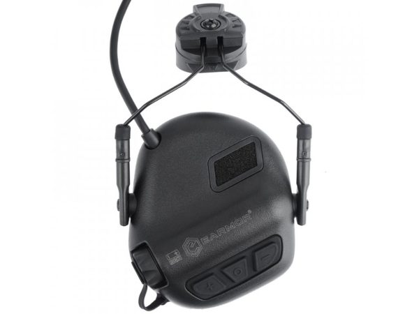 EARMOR M32H PLUS Electronic Tactical Headset, Helmet Mount - Black EARMOR M32H PLUS Electronic Tactical Headset, Helmet Mount - Black