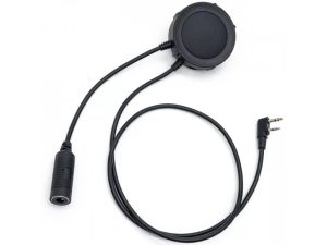 EARMOR M55 PTT, Kenwood / Baofeng 2-pin Connector EARMOR M55 PTT, Kenwood / Baofeng 2-pin Connector