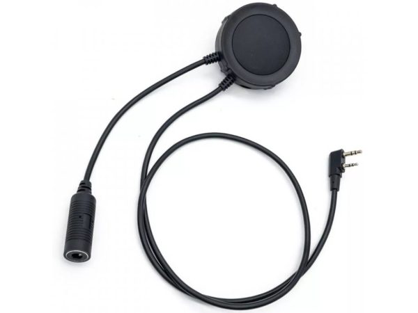 EARMOR M55 PTT, Kenwood / Baofeng 2-pin Connector EARMOR M55 PTT, Kenwood / Baofeng 2-pin Connector