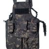 ANAREUS Tactical Grill Apron GrillCommander, Laser-cut - MC Black Tactical Grill Apron GrillCommander, Laser-cut - MC Black