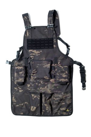 Tactical Grill Apron GrillCommander, Laser-cut - MC Black