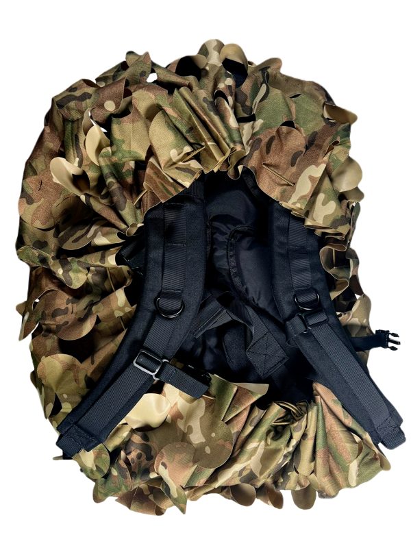 3D Universal Camouflage Backpack Cover, Laser-Cut - Flecktarn