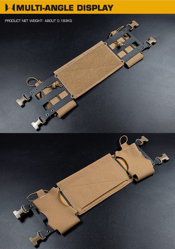 WST MK4 Chest Rig Expansion Chassis II – Black