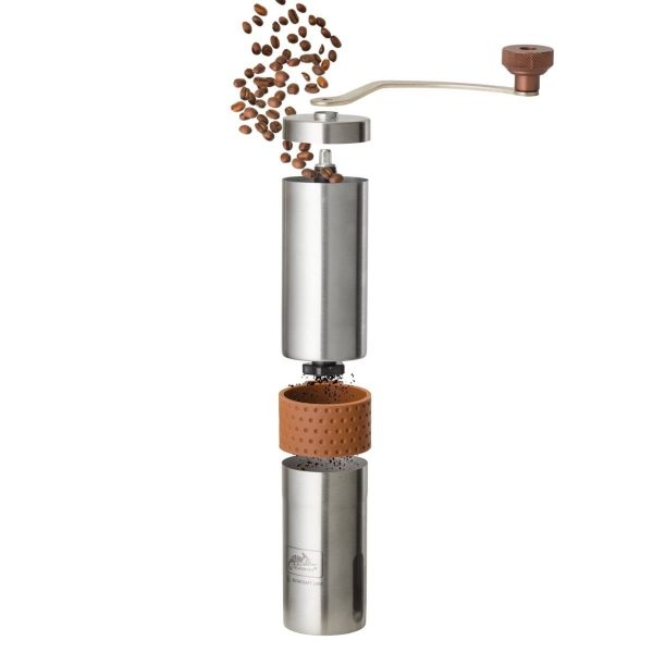 HELIKON Hand Coffee Grinder CAMP - Stainless steel HELIKON Hand Coffee Grinder CAMP - Stainless steel